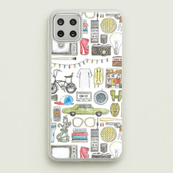 Stranger Objects Illustration  - Stranger Things Phone Case for Galaxy A12
