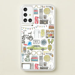 Stranger Objects Illustration  - Stranger Things Phone Case for Galaxy A71