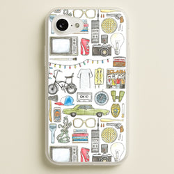 Stranger Objects Illustration  - Stranger Things Phone Case for iPhone 16e
