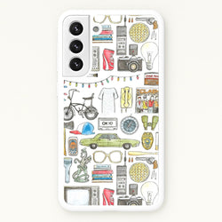 Stranger Objects Illustration  - Stranger Things Phone Case for Galaxy S22 Plus