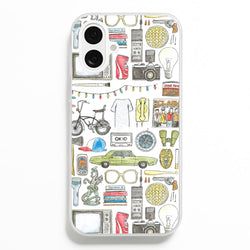 Stranger Objects Illustration  - Stranger Things Phone Case for iPhone 16 Plus