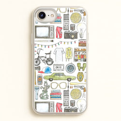Stranger Objects Illustration  - Stranger Things Phone Case for iPhone 6 Plus / 7 Plus / 8 Plus