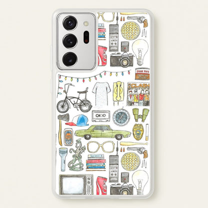 Stranger Objects Illustration  - Stranger Things Phone Case for Galaxy Note 20 Ultra
