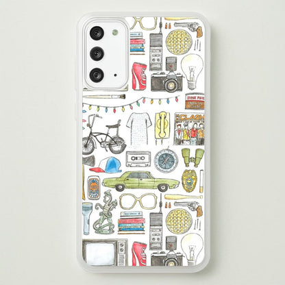 Stranger Objects Illustration  - Stranger Things Phone Case for Galaxy Note 20