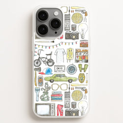 Stranger Objects Illustration  - Stranger Things Phone Case for iPhone 11 Pro