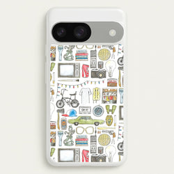 Stranger Objects Illustration  - Stranger Things Phone Case for Google Pixel 9 / 9 Pro