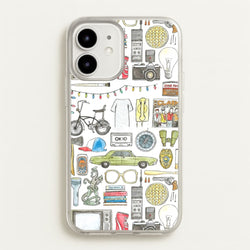 Stranger Objects Illustration  - Stranger Things Phone Case for iPhone 12 Mini