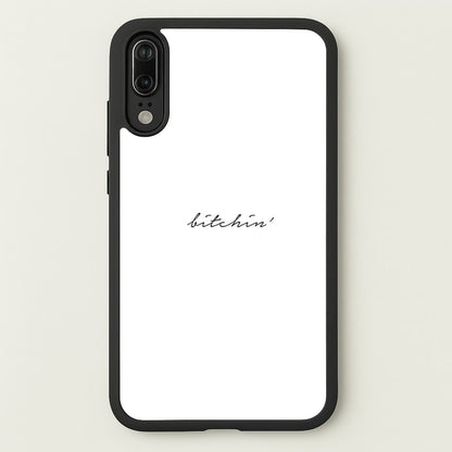 Bitchin' - White Stranger  - Stranger Things Phone Case for Huawei P20