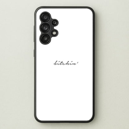 Bitchin' - White Stranger  - Stranger Things Phone Case for Galaxy A13