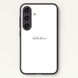 Bitchin' - White Stranger  - Stranger Things Phone Case for Galaxy S24