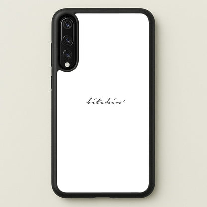 Bitchin' - White Stranger  - Stranger Things Phone Case for Huawei P20 Pro