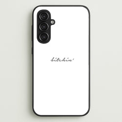 Bitchin' - White Stranger  - Stranger Things Phone Case for Galaxy S23FE