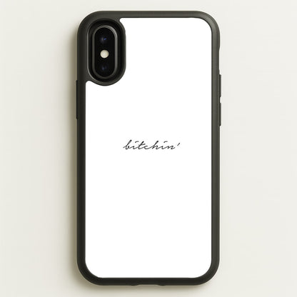 Bitchin' - White Stranger  - Stranger Things Phone Case for iPhone X / XS