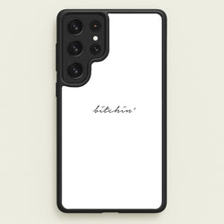 Bitchin' - White Stranger  - Stranger Things Phone Case for Galaxy S23 Ultra