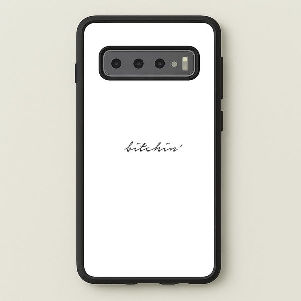 Bitchin' - White Stranger  - Stranger Things Phone Case for Galaxy S10