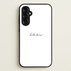 Bitchin' - White Stranger  - Stranger Things Phone Case for Galaxy A54