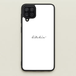 Bitchin' - White Stranger  - Stranger Things Phone Case for Galaxy A12