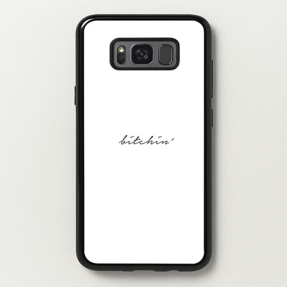 Bitchin' - White Stranger  - Stranger Things Phone Case for Galaxy S8 Plus