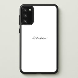 Bitchin' - White Stranger  - Stranger Things Phone Case for Galaxy A41