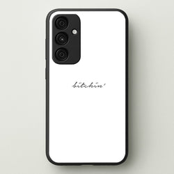 Bitchin' - White Stranger  - Stranger Things Phone Case for Galaxy A35