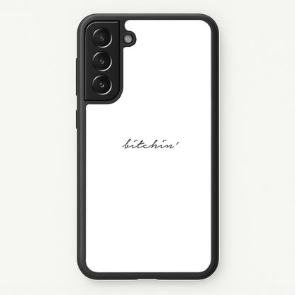 Bitchin' - White Stranger  - Stranger Things Phone Case for Galaxy S22 Plus
