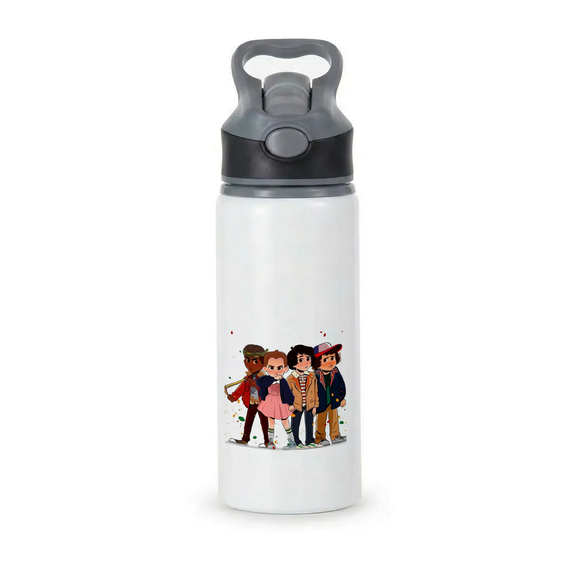 Stranger Kids Active Water Bottle - Black