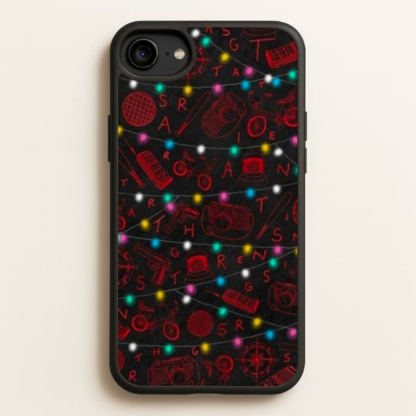 Stranger Red Illustrations  - Stranger Things Phone Case for iPhone 6 / 7 / 8 / SE