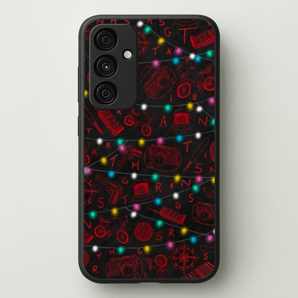 Stranger Red Illustrations  - Stranger Things Phone Case for Galaxy A55