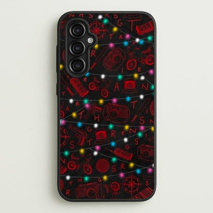 Stranger Red Illustrations  - Stranger Things Phone Case for Galaxy A14