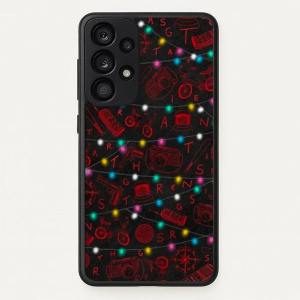 Stranger Red Illustrations  - Stranger Things Phone Case for Galaxy A53