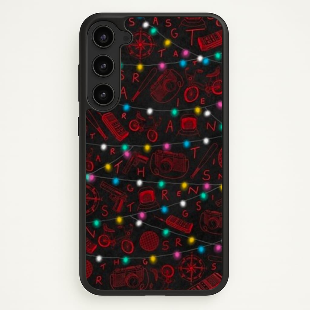 Stranger Red Illustrations  - Stranger Things Phone Case for Galaxy S23
