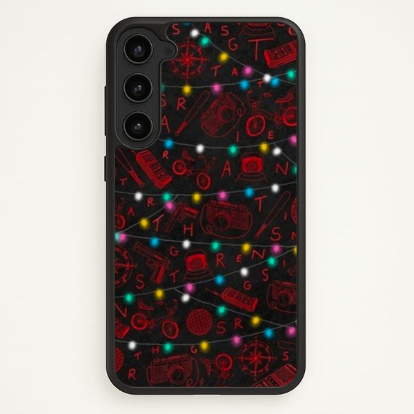 Stranger Red Illustrations  - Stranger Things Phone Case for Galaxy S23