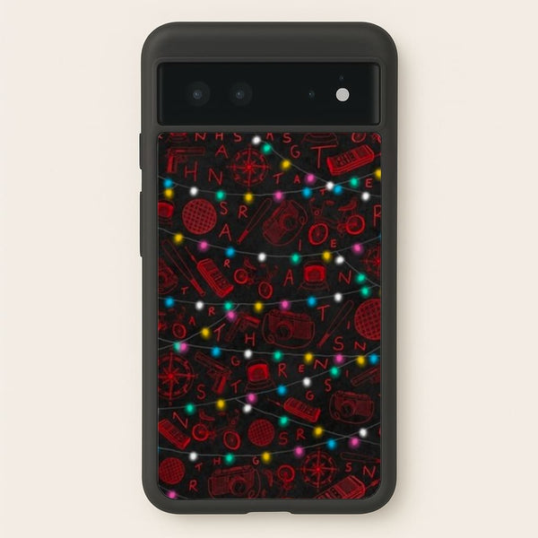 Stranger Red Illustrations  - Stranger Things Phone Case for Google Pixel 6
