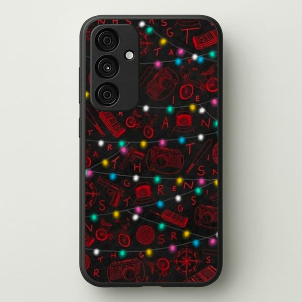 Stranger Red Illustrations  - Stranger Things Phone Case for Galaxy A35