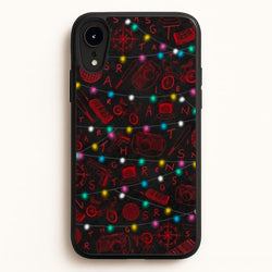 Stranger Red Illustrations  - Stranger Things Phone Case for iPhone XR
