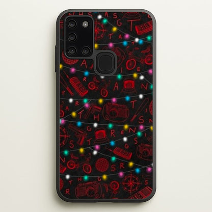 Stranger Red Illustrations  - Stranger Things Phone Case for Galaxy A21s