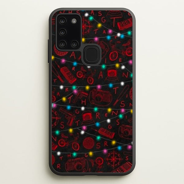 Stranger Red Illustrations  - Stranger Things Phone Case for Galaxy A21s