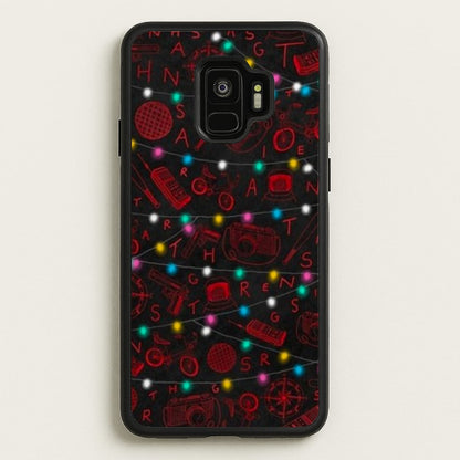 Stranger Red Illustrations  - Stranger Things Phone Case for Galaxy S9