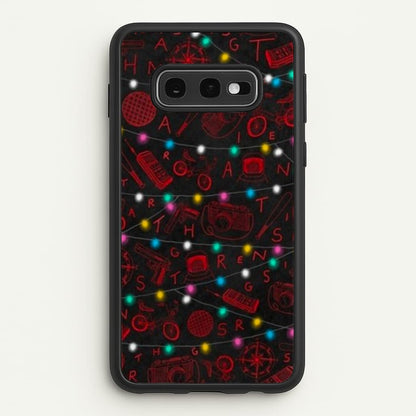 Stranger Red Illustrations  - Stranger Things Phone Case for Galaxy S10e