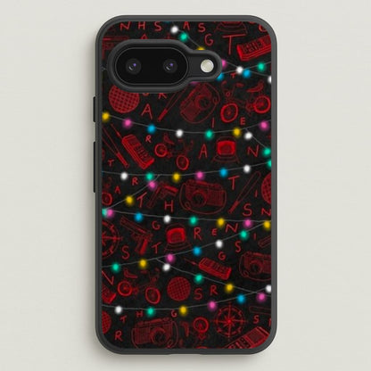 Stranger Red Illustrations  - Stranger Things Phone Case for Google Pixel 9a