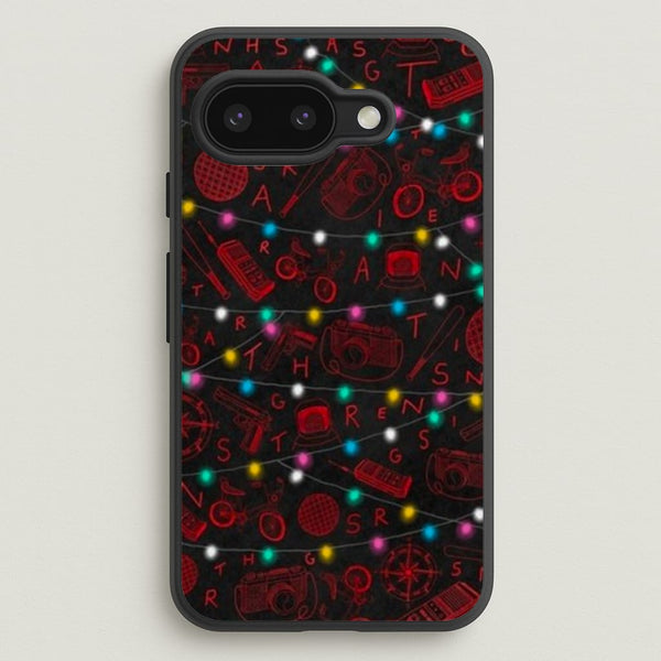 Stranger Red Illustrations  - Stranger Things Phone Case for Google Pixel 9a