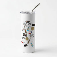 Stranger Drawings Skinny Tumbler