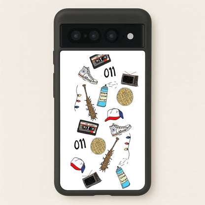 Stranger Drawings  - Stranger Things Phone Case for Google Pixel 7 Pro