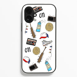 Stranger Drawings  - Stranger Things Phone Case for iPhone 16 Plus
