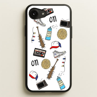 Stranger Drawings  - Stranger Things Phone Case for iPhone 16e