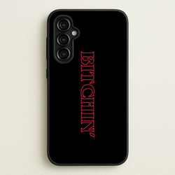 Stranger Bitchin' Logo  - Stranger Things Phone Case for Galaxy A54