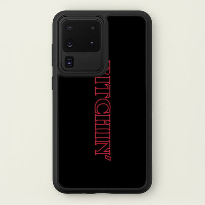 Stranger Bitchin' Logo  - Stranger Things Phone Case for Galaxy S20 Ultra