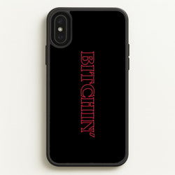 Stranger Bitchin' Logo  - Stranger Things Phone Case for iPhone XS Max