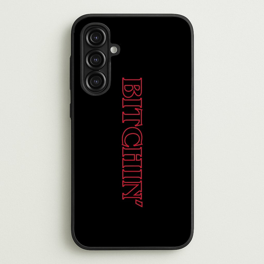 Stranger Bitchin' Logo  - Stranger Things Phone Case for Galaxy A16