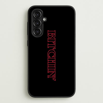 Stranger Bitchin' Logo  - Stranger Things Phone Case for Galaxy A16